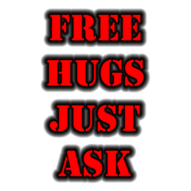 Free Hugs Just Ask design.