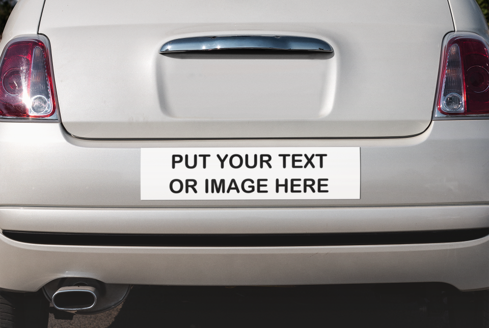 Your Text Or Image Here bumper sticker.